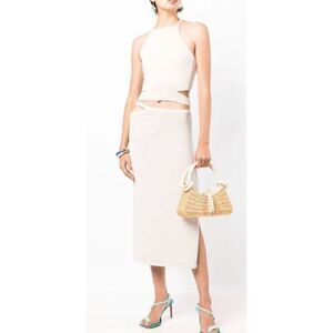 Cult Gala Cross Strap Neutral Tank Top NWOT Size Large